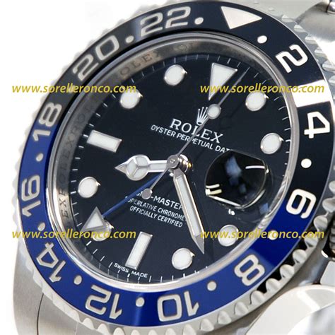 rolex ghiera blu e nera|rolex gmt master ii orologio.